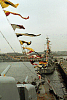 Flaggenschmuck zur Kieler Woche