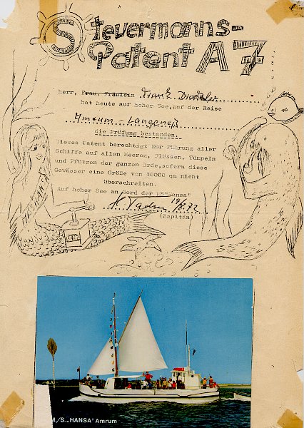 Steuermanns-Patent A7 :-)